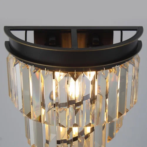 Бра Мартин CL332432 Citilux янтарный на 3 лампы, основание коричневое в стиле лофт современный классический  фото 3